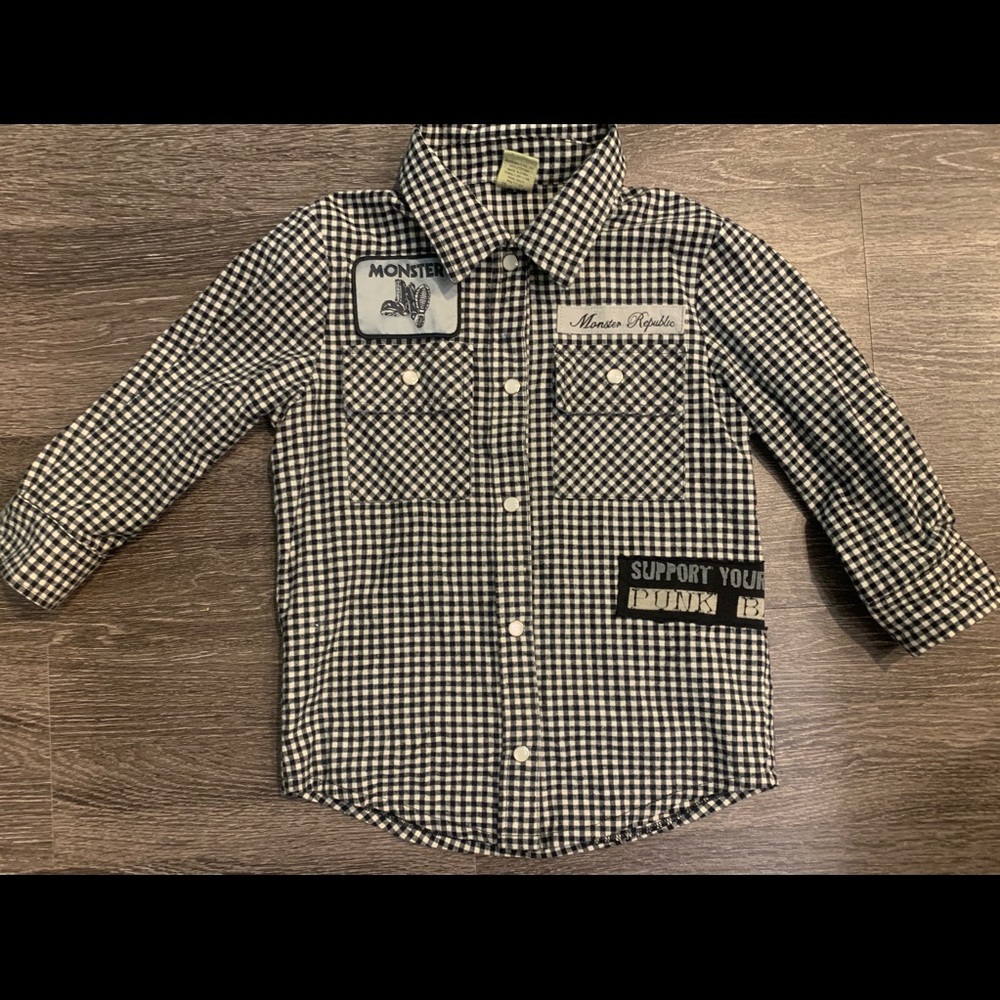 Monster Republic button down shirt